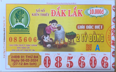 Xổ số thử Đắk Lắk hôm nay ra con gì đẹp? Tham khảo ngay!
